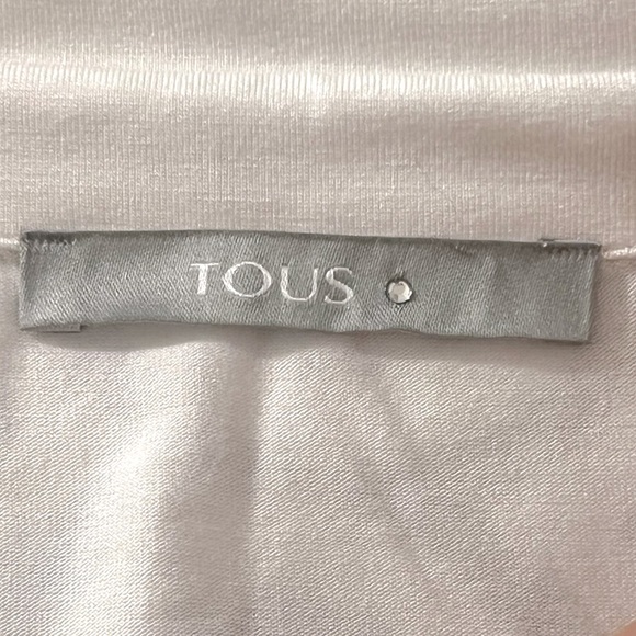 NWOT TOUS Button Up Long Sleeve Shirt with Bear Pin - Size XL - Picture 4 of 7